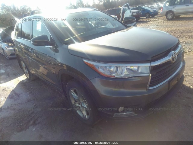 toyota highlander 2015 5tddkrfh6fs104835