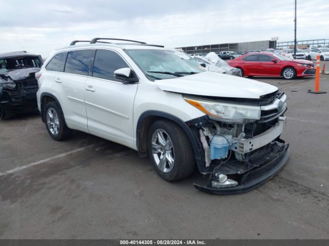 toyota highlander 2016 5tddkrfh7gs246631