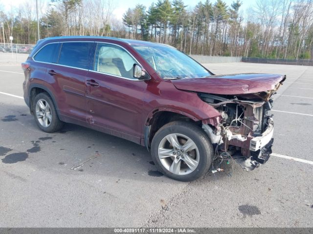 toyota highlander 2016 5tddkrfh7gs285283