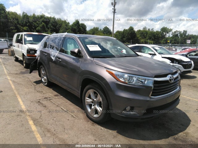 toyota highlander 2016 5tddkrfh8gs303970