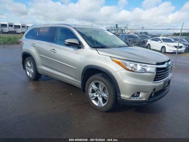 toyota highlander 2015 5tddkrfh9fs214231