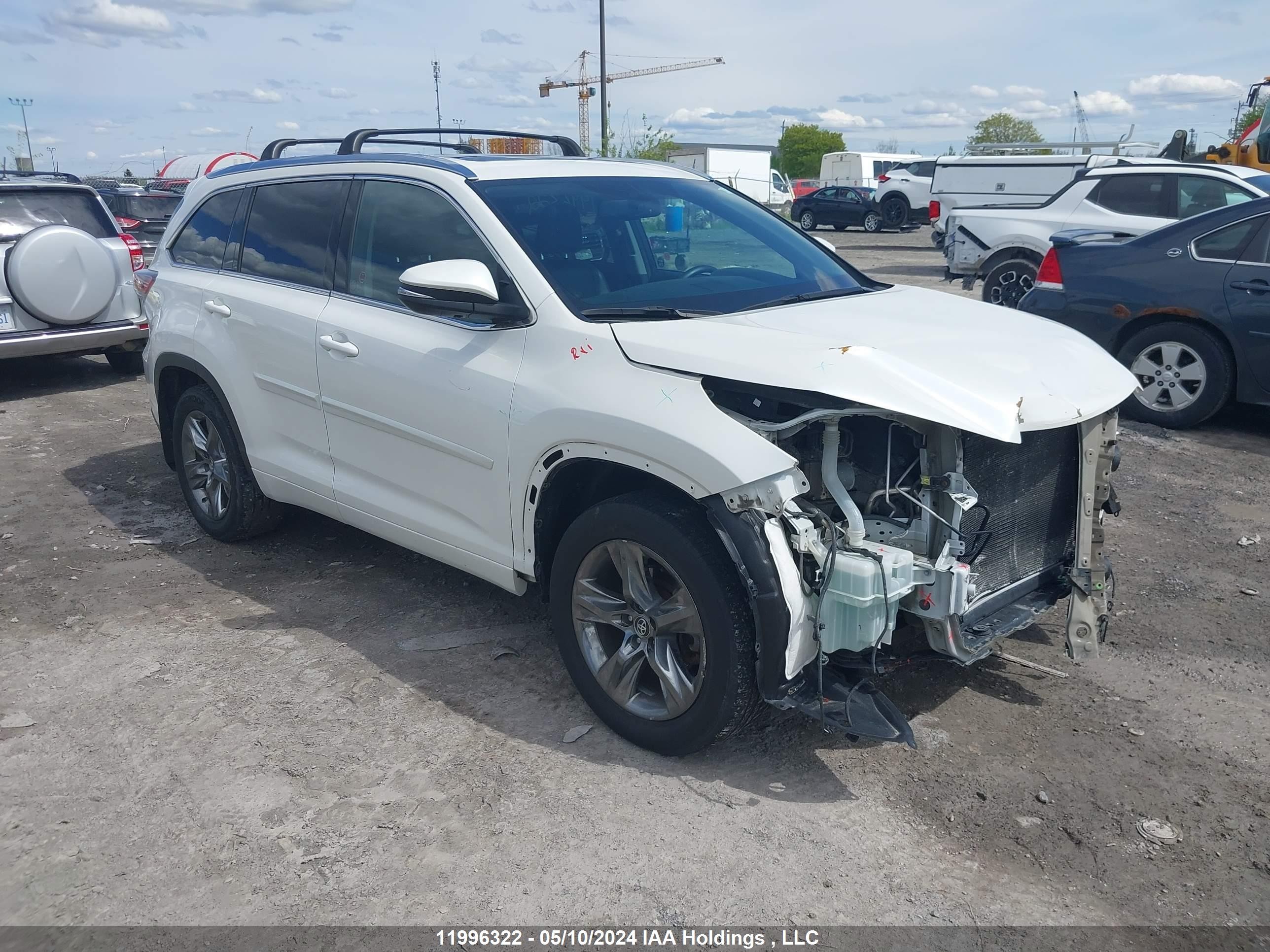 toyota highlander 2016 5tddkrfhxgs260247