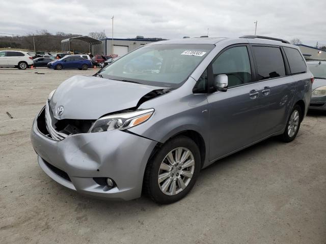 toyota sienna xle 2017 5tddz3dc0hs153919