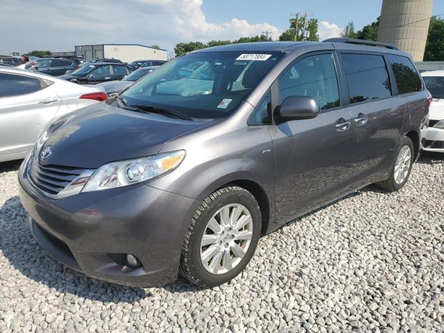 toyota sienna xle 2017 5tddz3dc0hs177525