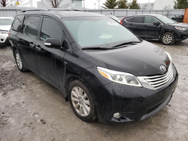 toyota sienna xle 2017 5tddz3dc0hs183387