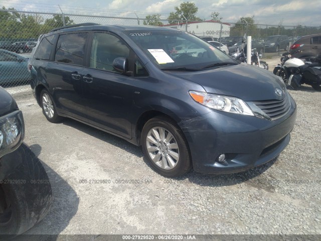 toyota sienna 2017 5tddz3dc1hs149295