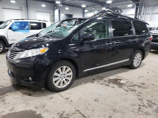 toyota sienna xle 2017 5tddz3dc1hs182829