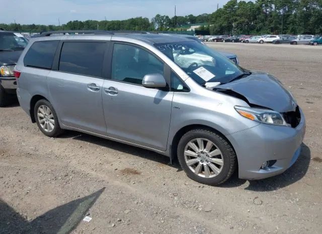 toyota sienna 2017 5tddz3dc2hs153419