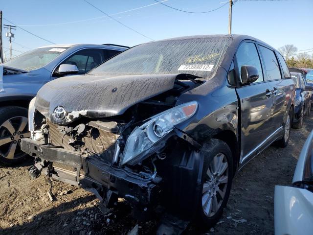 toyota sienna xle 2017 5tddz3dc2hs157387