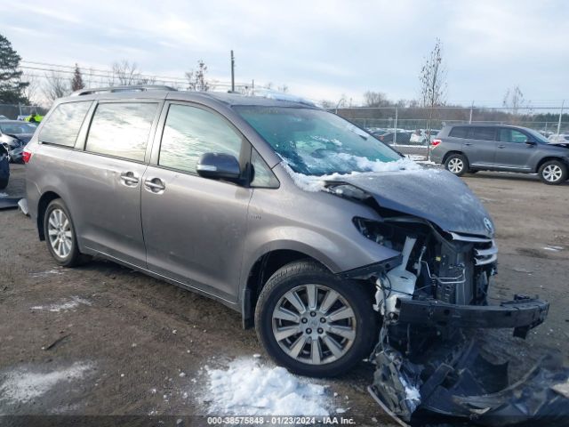 toyota sienna 2017 5tddz3dc2hs184010