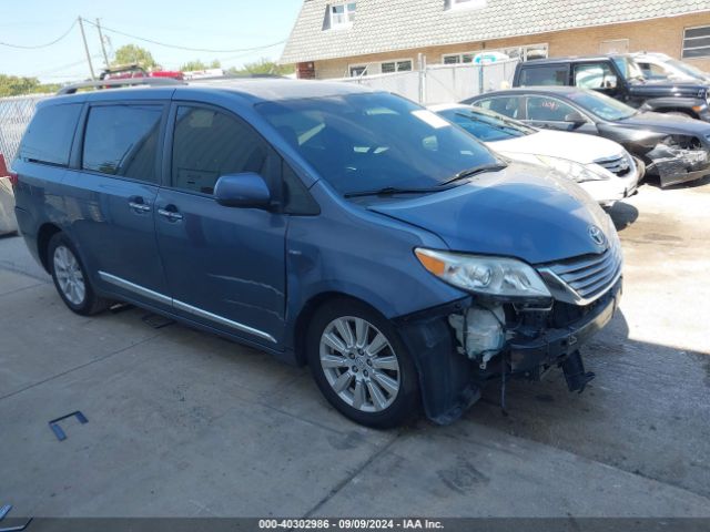 toyota sienna 2017 5tddz3dc3hs172805