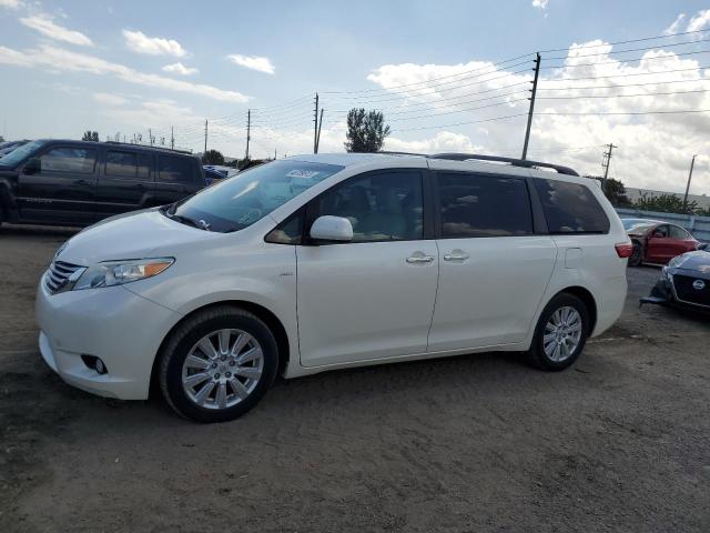 toyota sienna xle 2017 5tddz3dc4hs146729