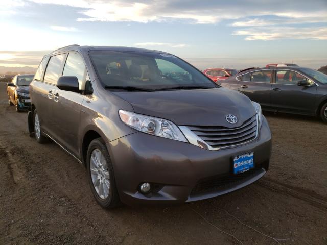 toyota sienna xle 2017 5tddz3dc4hs149923