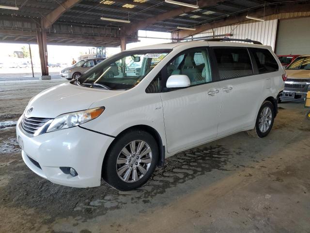 toyota sienna xle 2017 5tddz3dc4hs157083