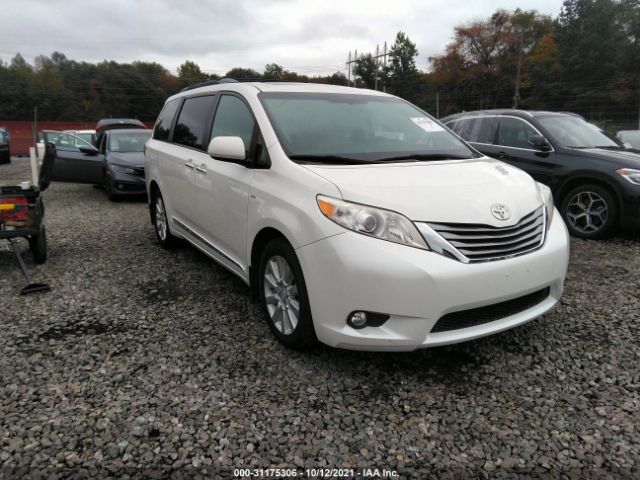 toyota sienna 2017 5tddz3dc4hs159111