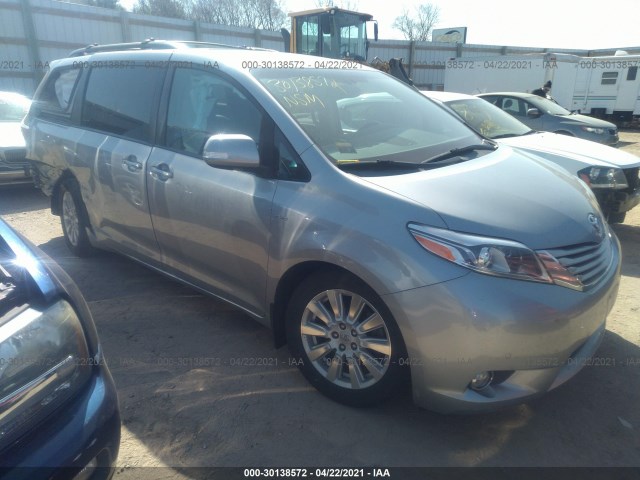 toyota sienna 2017 5tddz3dc5hs156265