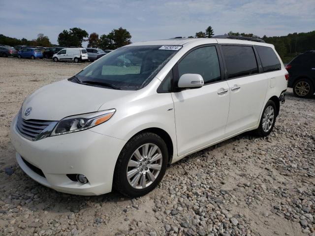 toyota sienna xle 2017 5tddz3dc5hs158713