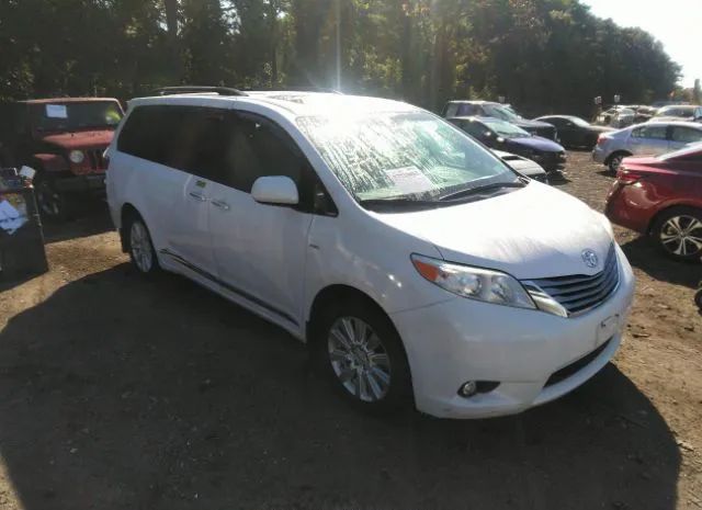 toyota sienna 2017 5tddz3dc5hs159411