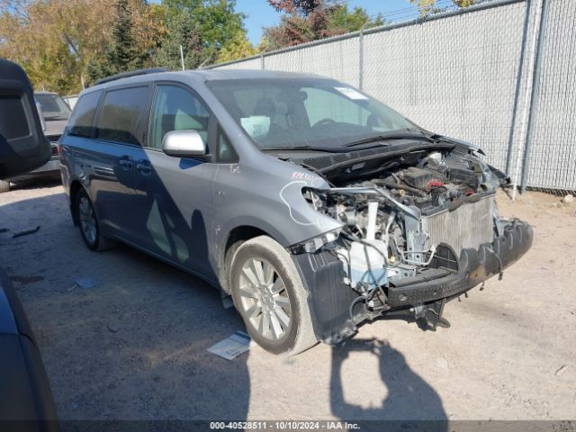 toyota sienna 2017 5tddz3dc5hs166231