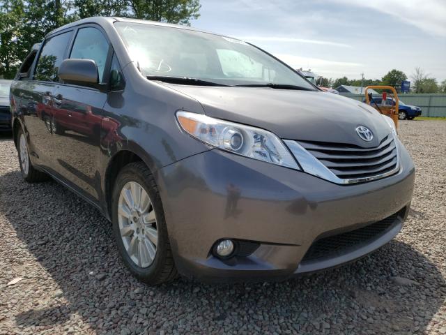 toyota sienna xle 2017 5tddz3dc5hs172711