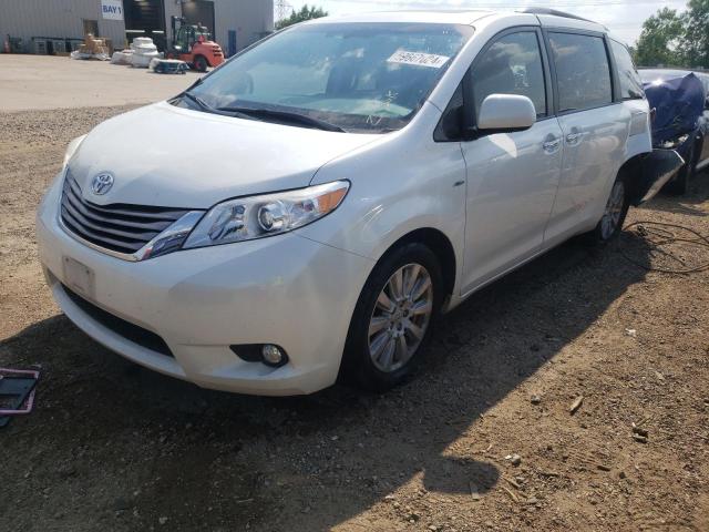 toyota sienna xle 2017 5tddz3dc5hs184163