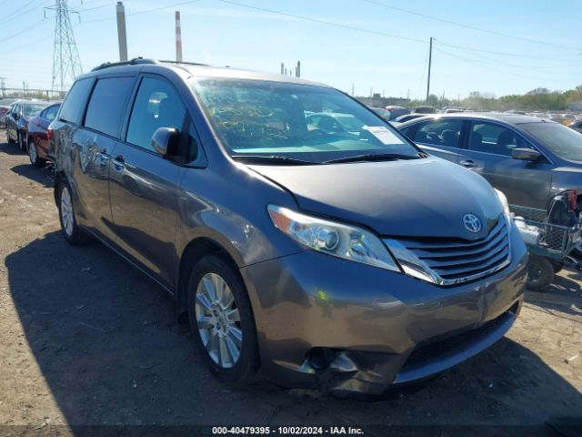 toyota sienna 2017 5tddz3dc6hs147669