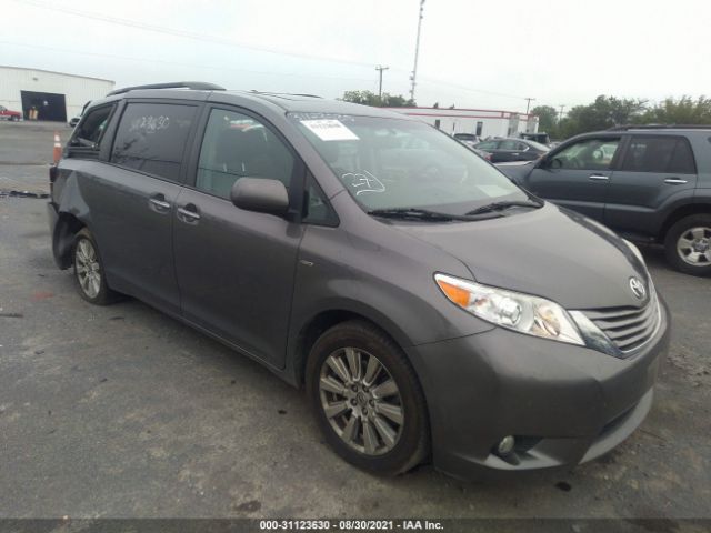 toyota sienna 2017 5tddz3dc6hs166075