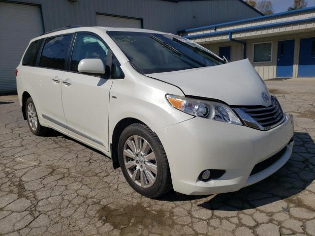 toyota sienna xle 2017 5tddz3dc6hs166920