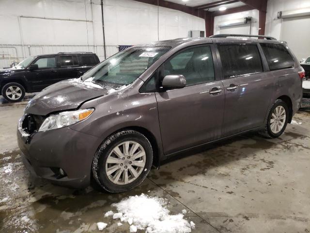 toyota sienna xle 2017 5tddz3dc6hs169333