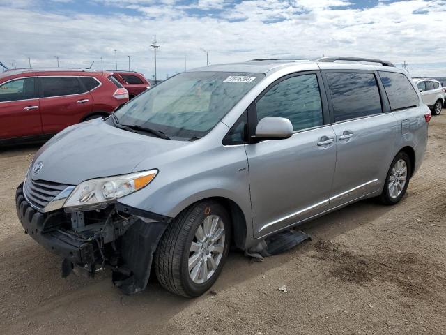 toyota sienna xle 2017 5tddz3dc6hs185127