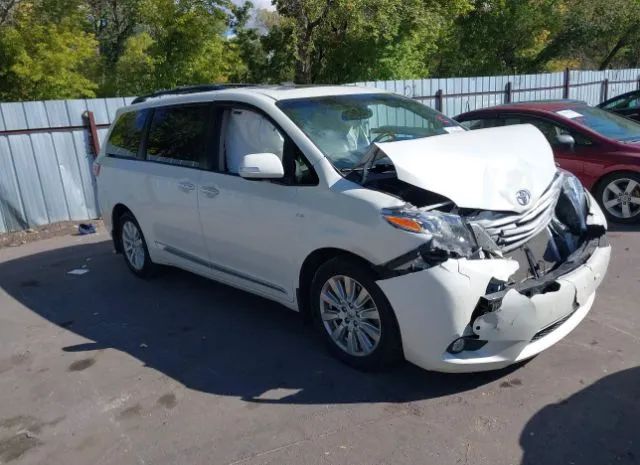 toyota sienna 2017 5tddz3dc7hs151326