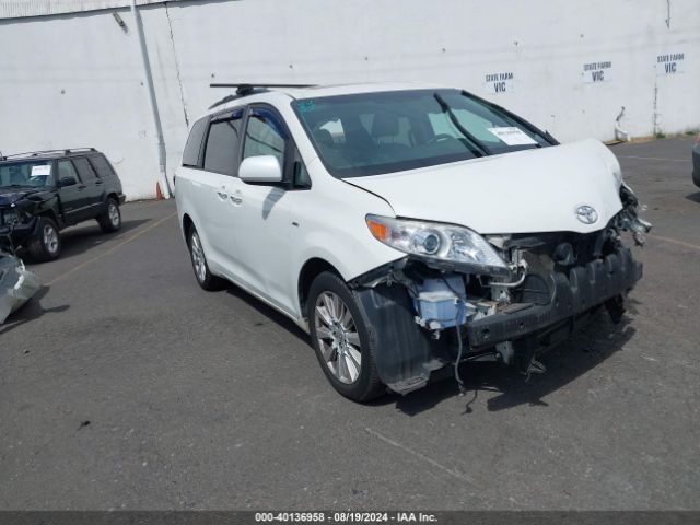 toyota sienna 2017 5tddz3dc7hs161998