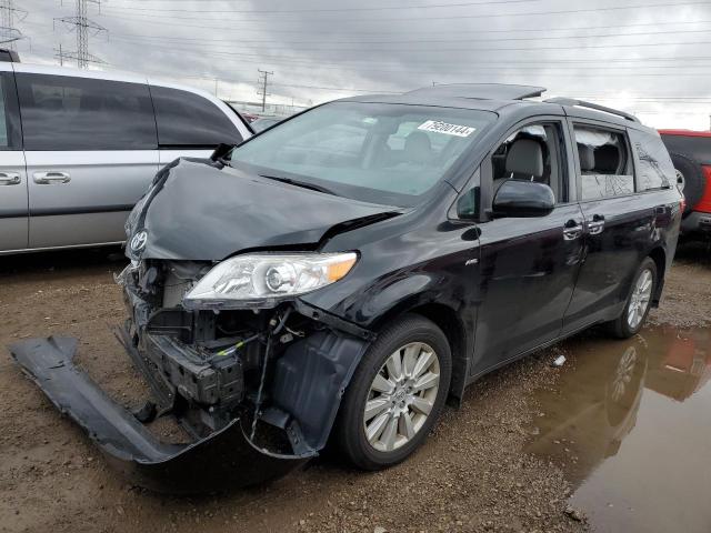 toyota sienna xle 2017 5tddz3dc7hs162133