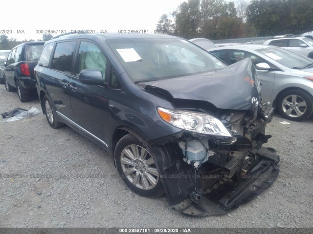 toyota sienna 2017 5tddz3dc7hs164321