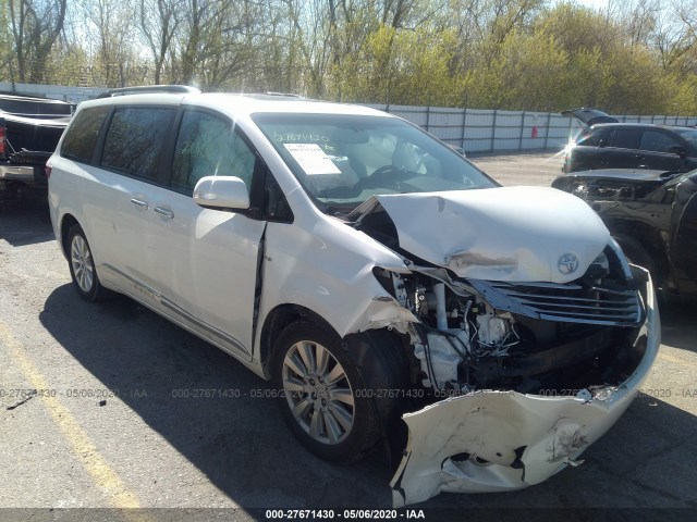 toyota sienna 2017 5tddz3dc7hs168966