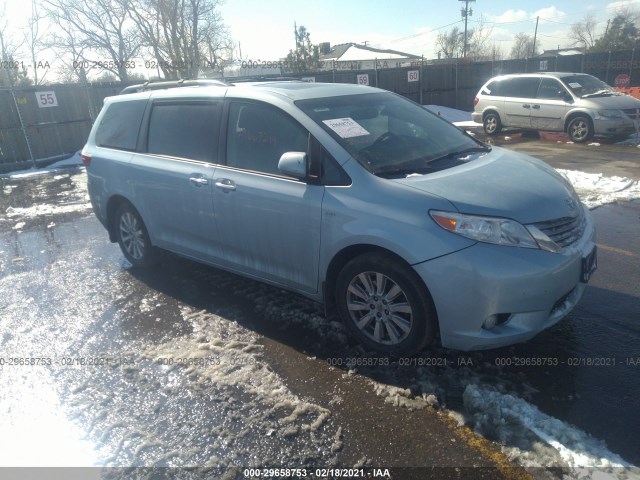 toyota sienna 2017 5tddz3dc9hs151392