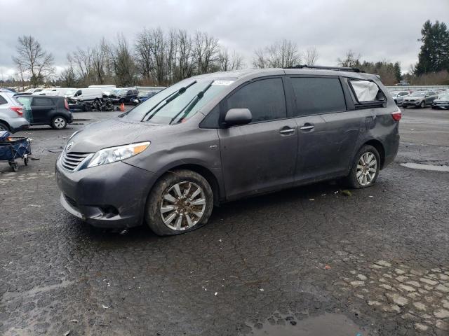 toyota sienna xle 2017 5tddz3dc9hs160285