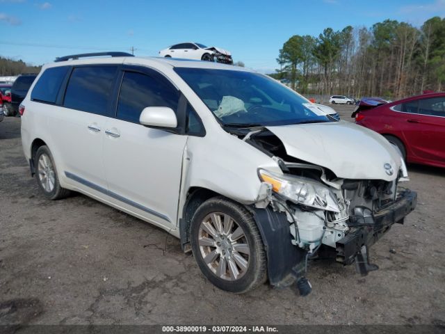 toyota sienna 2017 5tddz3dc9hs163560