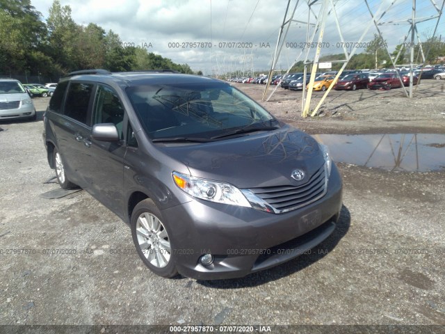 toyota sienna 2017 5tddz3dc9hs169620