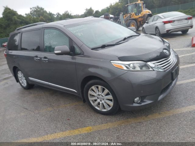 toyota sienna 2017 5tddz3dc9hs182741