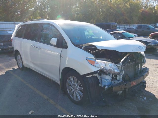 toyota sienna 2017 5tddz3dc9hs183484