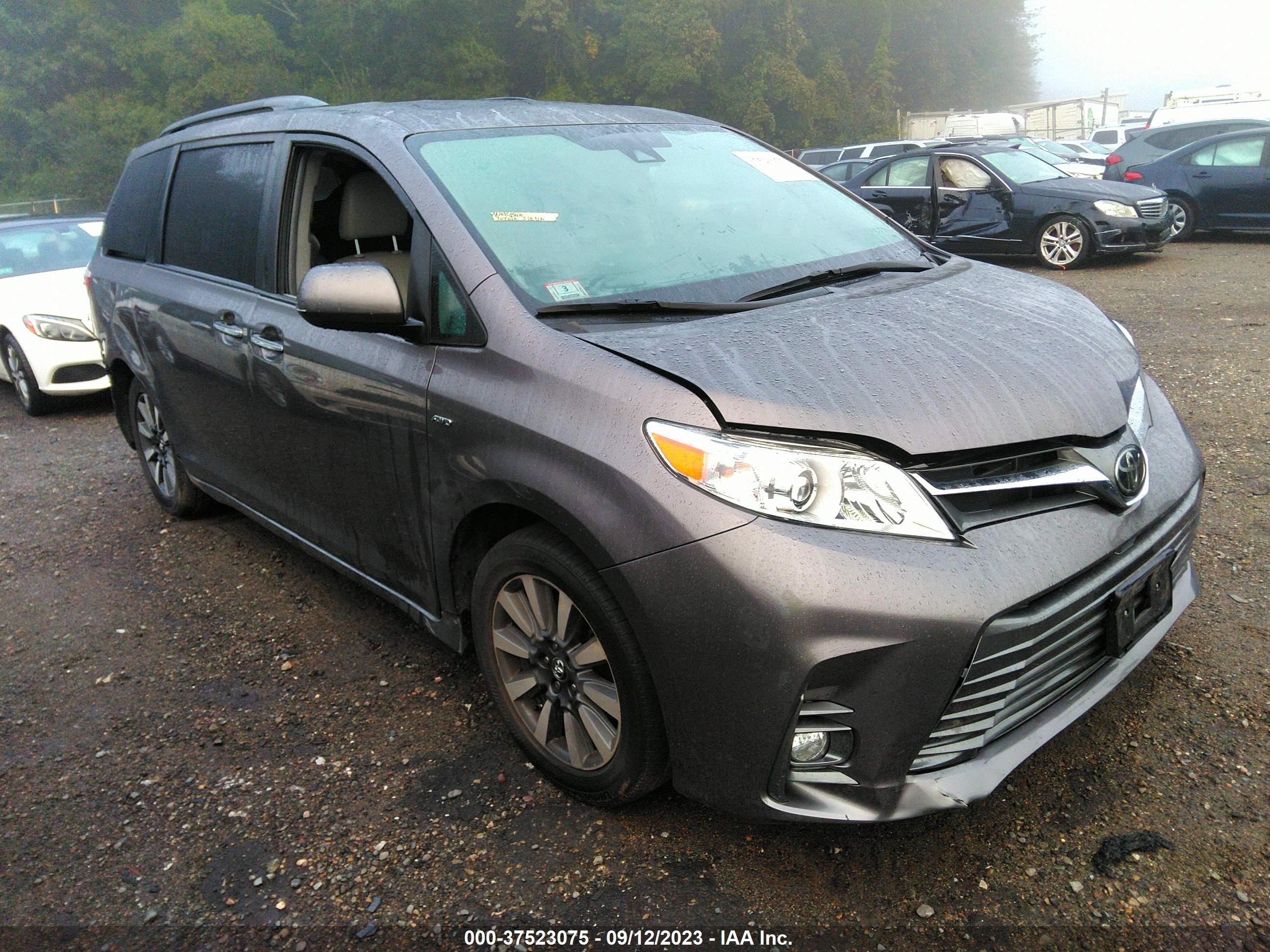 toyota sienna xle 2019 5tddz3dcxks220517