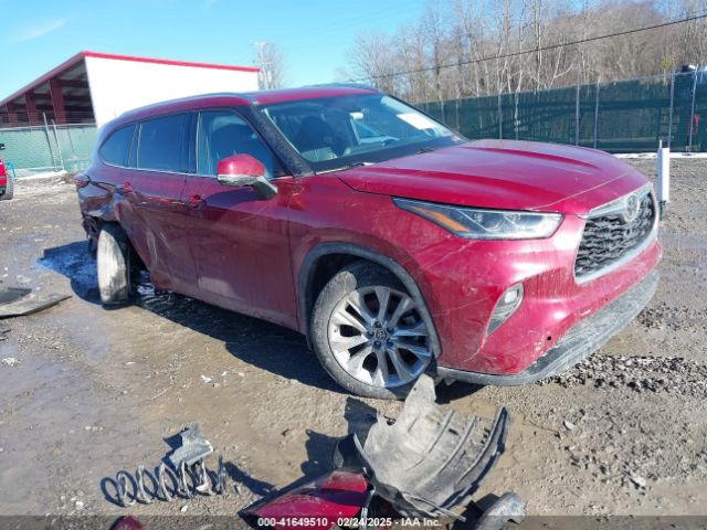 toyota highlander 2021 5tddzrbh0ms132113