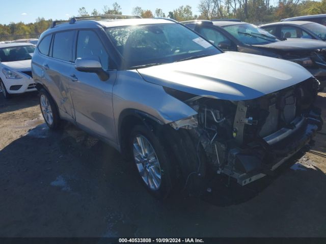 toyota highlander 2022 5tddzrbh2ns218590