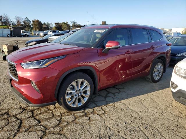 toyota highlander 2021 5tddzrbhxms558763