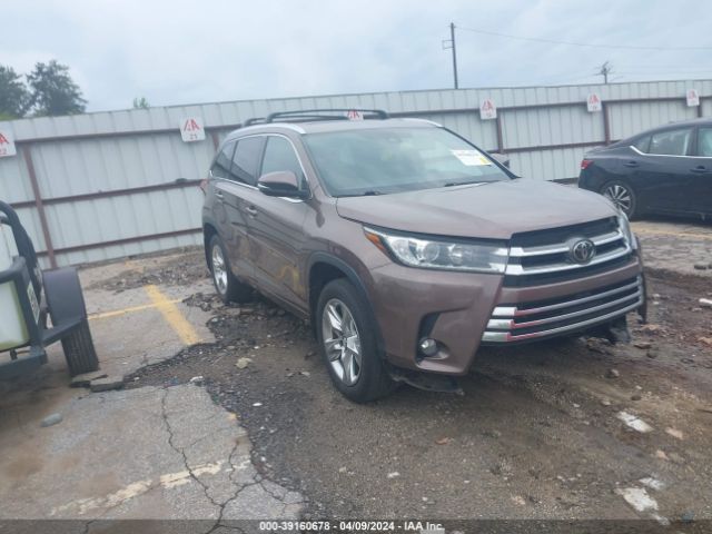 toyota highlander 2017 5tddzrfh0hs436512