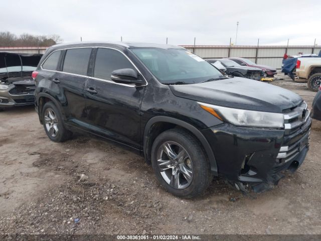 toyota highlander 2018 5tddzrfh0js861735