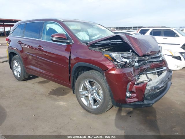 toyota highlander 2019 5tddzrfh0ks713862