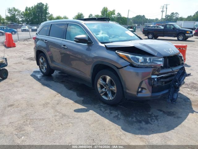 toyota highlander 2019 5tddzrfh2ks919376