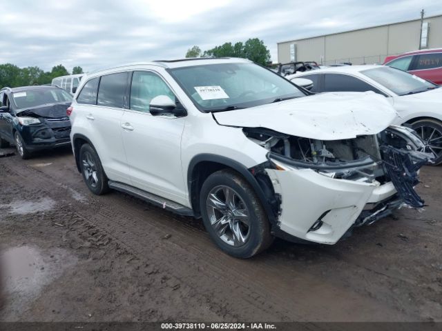 toyota highlander 2018 5tddzrfh3js812786